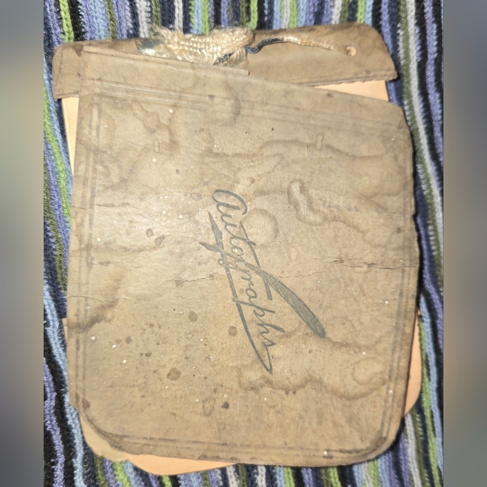Vintage Autograph Book